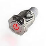 auto schalter einbauen Kopfdurchmesser: 18mm; unterer Durchmesser 10mm; Einbaumaße: ein Loch mit Durchmesser von 16mm;Tiefe: 35 mm