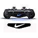 Produktbild PlayStation 4 PS4 Lightbar Sticker Aufkleber - Controller Decal Logo - Wunschtext Nike