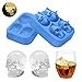 Produktbild 3D Eiswürfelform Mit Deckel, Flexible Lebensmittel Grade Silikon Eis Würfel Schokolade Süßigkeiten Bier Whisky Trinken Schimmel Trays, Perfekte Für Kinder Halloween Geschenke, BPA Frei