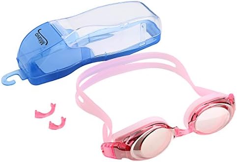 Mitavo swimming goggles for adults and teenagers, with anti-fog and 100% UV protection + storage box