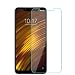 Produktbild Big-Mountain  Glas Displayschutzfolie Für Xiaomi Pocophone F1 6,18 Zoll | Hülle 3D Vollbild Anti-Fingerprint HD Bubble Free Schutzfolie Ultra Klar Kratzfest Blasenfrei 6,18-Zoll (Transparent)