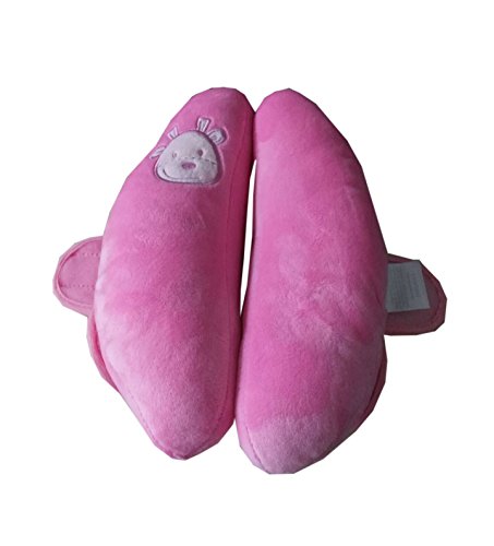 Ziweiba Car Cushion Head Neck Rest Pillow for Baby Buggy Headrest Neck Seat Covers Children Kids (B-pink)