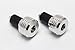 Magideal Motorcycle Motorbike Aluminum Handle Bar Ends Grips Plugs Caps Silver RS.335.00