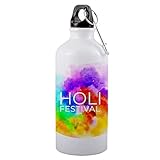 Color yard Best Holi Festival with Colour of Cloud Design on Sipper Bottle