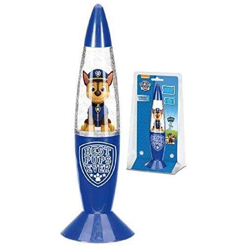 Preisvergleich Produktbild Paw Patrol Nachtlicht / LED Lampe / Lavalampe / Glitzerlampe **Chase blau **
