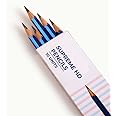 Supreme HD Pencils Super Multicolor Dark Pencil Box of 10 Pencils with Eraser and Long Point Sharpener for School & Office (Pack of 2)