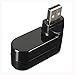 Produktbild USB 2.0 Hub - TOOGOO(R)USB 2.0 Hub Verteiler 3 Ports Highspeed 180 Grad drehbar Splitter Fuer Laptop Notebook PC Computer Schwarz