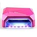 Perfect Summer 36W Gel Nail Polish UV LED Lamp Acrylic Nail Dryer 100-220V Pink