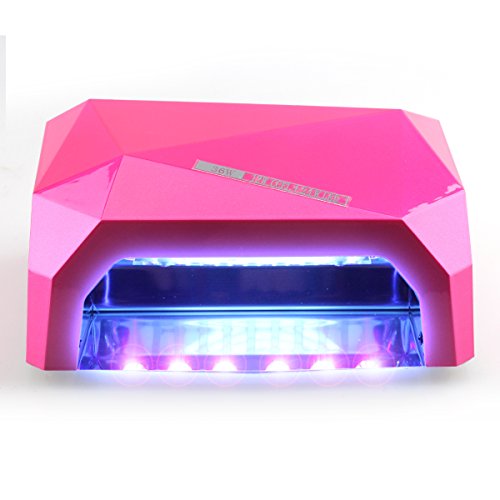 Perfect Summer 36W Gel Nail Polish UV LED Lamp Acrylic Nail Dryer 100-220V Pink