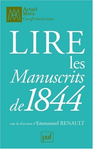 Livres Couvertures de Lire les Manuscrits de 1844