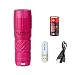Produktbild Klarus MINI ONE Schlüsselanhänger Taschenlampen CREE XP-G3 LED 130 Lumen EDC Schlüsselanhänger Mini Taschenlampe USB wiederaufladbare tragbare kleine Taschenlampe mit 10180 Lithium-Ionen-Akku und USB-Lampen (Rose Rot)
