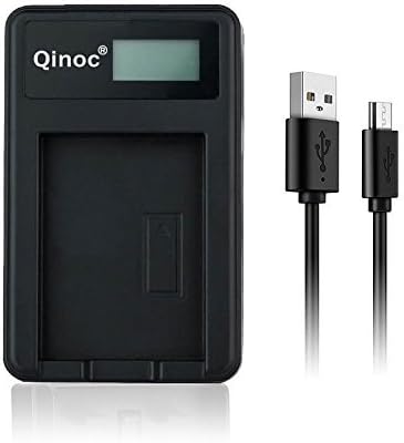 USB Camera Battery Charger for Panasonic Lumix DMC-TZ20 Digital Camera - Works with any USB wall | Car charger or External Battery Pack - Smart Display for Accurate Battery Charge Status