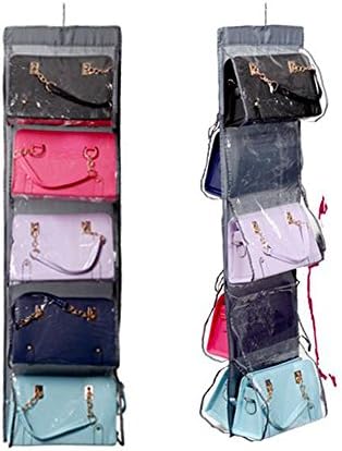 Midmade 10 Pockets Hanging Handbag Closet Organizer