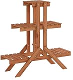 soporte para plantas ikea De madera natural: el soporte para flores tiene un diseño rústico que queda genial en casas rurales