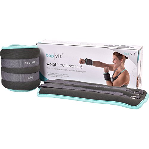 top|vit® 2er Set Gewichtsmanschetten, Laufgewichte für Hand- und Sprunggelenk - 4