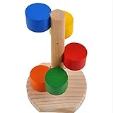 Diese Leiter ist aus Naturholz gefertigt.Es ist völlig handgemacht mit hellen vogelähnlichen Farben, die die Haustiere und ihre Besitzer optisch ansprechen.Beim Auftreffen auf das Wasser wird das Produkt merklich verblasst, um sicherzustellen, dass kein künstliches Gel und keine künstlichen Farben verwendet wurden.Es ist daher sicher für die Haustiere und wird ihnen nicht schaden.