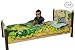 Fantasy Fields by Teamson  Dinosaur Kingdom Childrens Wooden Kids Toddlers Bed no Mattress TD-0087A