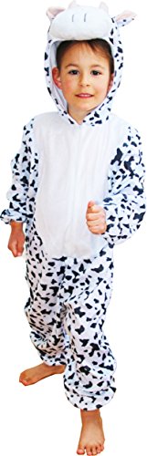 Fun Play Cow costume- Animal Onesie Kids 3-5 years old M