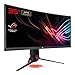 Price comparison product image ASUS ROG Strix Curved XG35VQ, 35 Inch UWQHD (3440 x 1440) Gaming Monitor, VA, Up to 100 Hz, DP, HDMI, USB3.0, FreeSync, AuraSync