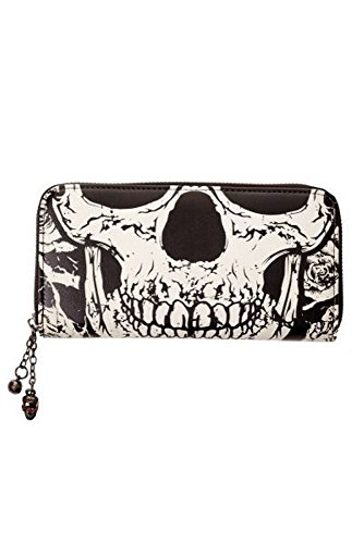 Banned - Cartera para mujer black-skull Face &.