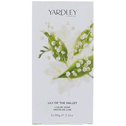 Yardley Lily of the Valley Luxury Soaps (3 SOAPS, 3.5 OZ EACH)