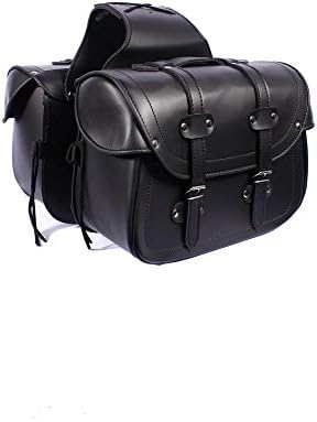 Motorbike Saddle Bag Sissy Luggage Designer Large Panniers Frilled Motorcycle Rack TL76