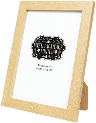 Photo Frame A4 French Oak Finish By Nineteenoatcake