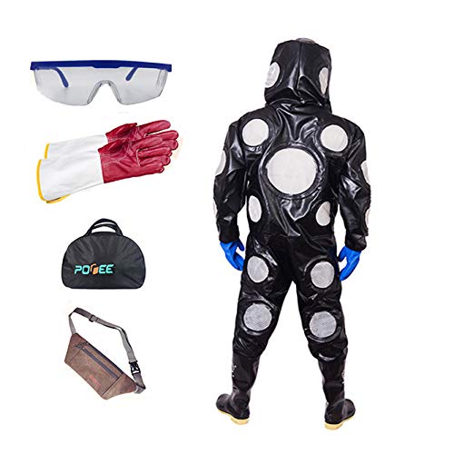 APENCHREN Costume d'apiculteur/Vêtements de Protection pour Abeilles, vêtements de Ventilateur - pour Apiculteur, Maison d'abeille, Ferme et Apiculteur,Black-M