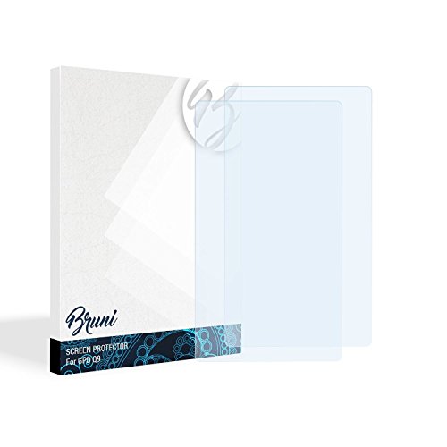 Preisvergleich Produktbild Bruni Schutzfolie für GPD Q9 Folie - 2 x glasklare Displayschutzfolie