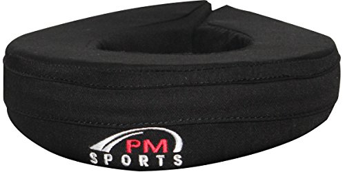 Rynz Collection - Collare di supporto per il collo sotto casco da bambini adatto per kart, corse e rally, taglia 10-16 anni., Nero 