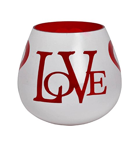 Lalhaveli Home Room Dinner Table Decor Tea Light Glass Candle Holder Special Day for Valentine Gifts for Your Love Gift for Boyfriend, Girlfriend, Husband, Wife
