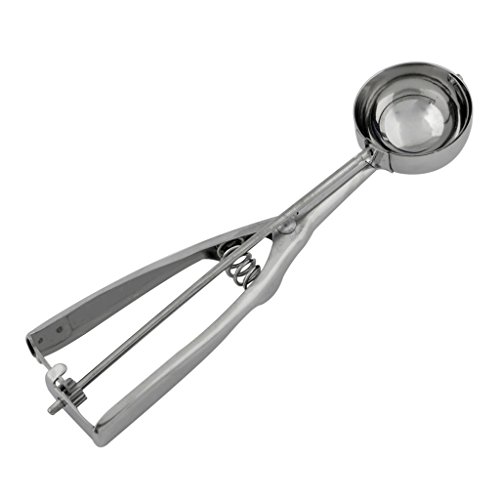 vlunt Edelstahl Scoop für Ice Cream Mash Lebensmittel Löffel Küche Ball, edelstahl, Set of 3 (S M L) - 7