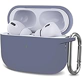Microsonic AirPods Pro 2nd Generation Case Hanger Mat Silicone Lavender Gray [AirPods Pro 2nd Generation Compatible Case - Lavender G