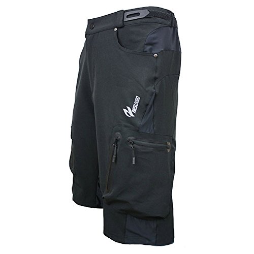 GITVIENAR Herren saugfähige Radsport Hose Strumpfhose Stoßdämpfende Sport-Hose professionelle Bergsteigen Campingplätze Wandern MTB Radfahren Hose - 3