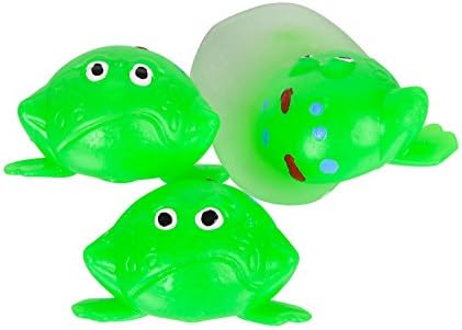 Green Splat Frogs - Sticky Goo, Stress Ball (12 Pieces) - Item #102077