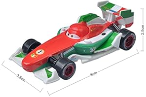 SuoSuo LZWJD Pixar Cars 3 Chick Hicks Police McQueen Mater Fabuleux Hudson 1: 55 Diecast Métal Alliage Modèle Voiture de Voiture pour garçons (Couleur : Francesco Bernoulli)