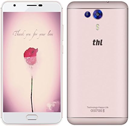 THL Knight 1 Unlocked 4G Smartphone, Android 7.0 5.5" FHD Display MT6750T Octa-Core 1.5GHz Mobile Phones - 3GB RAM+32GB ROM - Dual SIM- 13.0 MP + 8.0MP Dual Camera - 3100mAh Battery - GPS/Wifi/Bluetooth/OTG/Hotknot- SIM-Free Smartphone(Rose Gold)♥️Christmas Thanksgiving Gift♥️