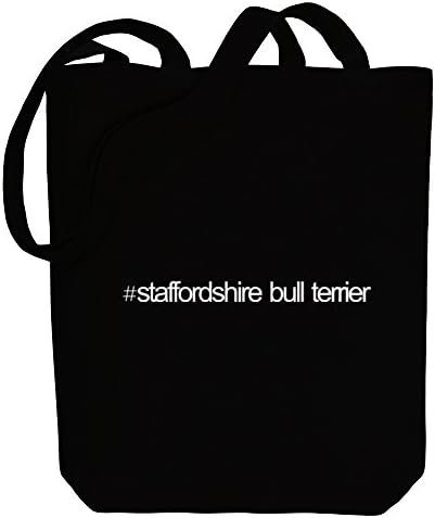 Idakoos Hashtag Staffordshire Bull Terrier - Dogs - Canvas Tote Bag