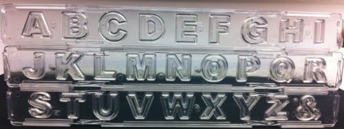 Sugarcraft Block Uppercase Alphabet Letter Clikstix cutter for Icing, Cake Decoration and Cupcake Decoration