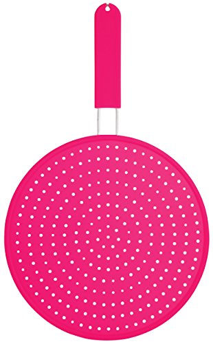 Colourworks Silikon-Spritzschutz, 28 cm – Rosa