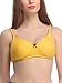 Clovia Cotton Non-Wired Non-Padded Everyday Bra In Yellow With Demi Cups RS.324.00