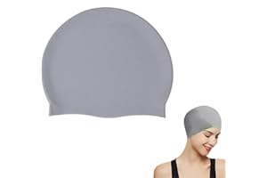 Mtskaeo Gorro de Natacion Gorro Piscina de Silicona Impermeable Gorro de Natacion