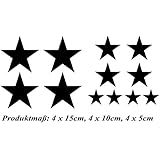 Folienaufkleber ***STERNEN Set 01*** - (Größen und Farbauswahl)