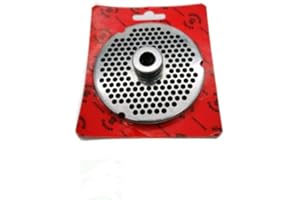 MCM SERVICE Salvador - Placa para picadora de carne, modelo 32, orificio 6,0, fabricada en Italia