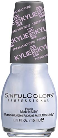 Sinful Colors Kylie Jenner Nail Polish - Kurtsey - Pastel Pale Baby Blue