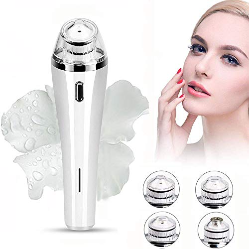 Smooce Aspiratore Punti Neri, Rimozione Punti Neri Estrattore Elettrico Comedoni Purificatore di Pori Ricaricabile Dispositivo per la Bellezza USB con 4 dispositivi di trattamento facciale
