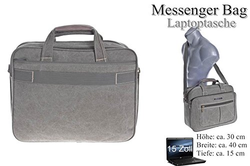 Herren Laptoptasche mit Laptopfach 15,4 Zoll Umhängetasche Schultertasche Reise-Tasche Männer Herrentasche Flugbegleiter Messengertasche/Messenger Bag verschiedene Modelle - 4
