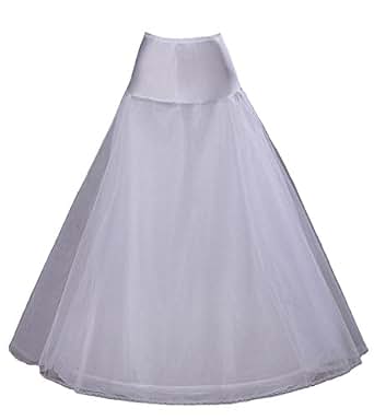 Jupon Crinoline 3 Cerceaux Pour Robe Lolita Ou Mariée - Taille élastique 45-90 Cm, Longueur 35 Cm - 2