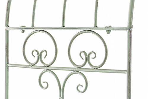 CLP Metall-Rosenbogen WANNA, mit aufwändigen Verzierungen, handgefertigt, bis zu 5 Farben wählbar, 100 x 50 cm, Höhe ca. 230 cm antik-grün - 4
