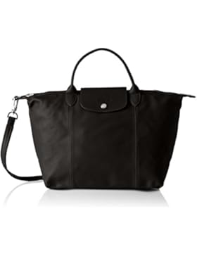 Longchamp Damen Le Pliage Cuir Henkeltasche, 17 x 28 x 32 cm